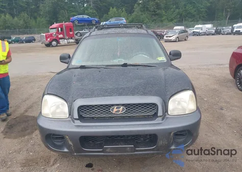 2004 Hyundai Santa Fe из США, поврежденный, VIN KM8SB12B24U715492